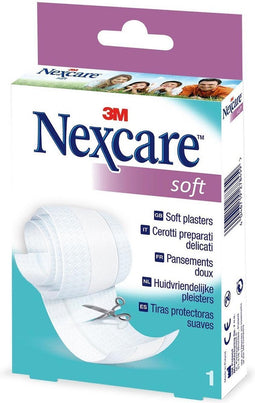 Nexcare - pleister Soft Pleister, ft 8 cm x 1 m, te verknippen