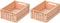 Liewood Weston storage box- 2 stuks - Small - Tuscany rose