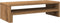 vidaXL - Monitorstandaard - 54x22x15 - cm - bewerkt - hout - artisanaal - eikenkleur
