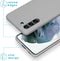 iMoshion Hoesje Geschikt voor Samsung Galaxy S21 Hoesje Siliconen - iMoshion Color Backcover - Grijs