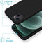 iMoshion Hoesje Geschikt voor iPhone 13 Mini Hoesje Siliconen - iMoshion Color Backcover - Zwart