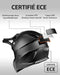 YM-915 Cross Motorcross Helm Downhill Fullface Mat Zwart ECE voor Dames en Heren