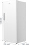 Gorenje FNC717 DAW 5 - Vrieskast - No Frost - 384 liter - Hoogte 172 cm - Breedte 70 cm - Kleur wit