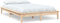 vidaXL - Bedframe - massief - grenenhout - 200x200 - cm