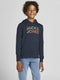 JACK&JONES JUNIOR JJSOLDIER - Sweat Hoodie - Camouflage letters - Maat 176
