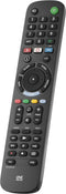 Sony URC 4912 - Afstandsbediening TV - Vervangt 1 op 1 originele afstandsbediening - 2x AAA (niet inbegrepen)