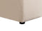 NOYERS - Bed met opbergruimte - Beige - 180 x 200 cm - Fluweel