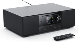 Majority Quadriga - DAB radio - Bluetooth 5.0 - 120 W 2.1 stereo internet radio - Zwart