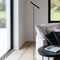 Atmooz - Vloerlamp Stylo - zwart - Staande Lamp - Stalamp - Woonkamer - Hoogte 140cm - Metaal