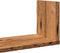 vidaXL - Wandschappen - 3 - st - 80x18x18 - cm - bewerkt - hout - oud - houtkleurig