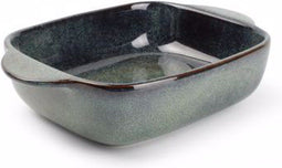 S&P Ovenschaal 25/19,5x16,5xH6cm groen/blauw Meridian