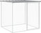 vidaXL - Kippenhok - met - dak - 803x98x90 - cm - gegalvaniseerd - staal - lichtgrijs