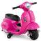 Coast Vespa - Kinder Elektrische Motorfiets 6V 30W - LED-koplamp Roze