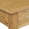 vidaXL - Wandtafel - massief - teakhout - 90x30x80 - cm