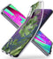 iMoshion Design voor de Samsung Galaxy A40 hoesje - Bladeren - Groen