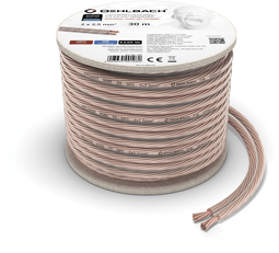 Oehlbach Speaker Cable 2x2,5mm² - Speakerkabel - Zuurstofvrij OFC-koper - Bruin (30m)