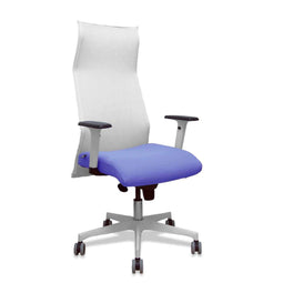 Bureaustoel Piqueras y Crespo 54BR65G Wit Licht Blauw
