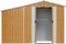 vidaXL - Tuinschuur - 277x93x179 - cm - gegalvaniseerd - staal - bruin