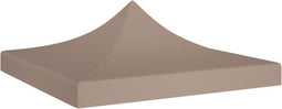 vidaXL - Partytentdak 270 g/m² - 2x2 m UV- en waterbestendig - taupe