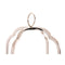 Kaarshouder Home ESPRIT Zilverkleurig Kristal Staal 21 x 21 x 62 cm