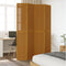 vidaXL - Kamerscherm - met - 4 - panelen - massief - paulowniahout - bruin