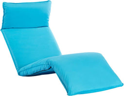 vidaXL - Ligstoel - inklapbaar - oxford - stof - blauw