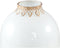 PTMD Decoritz White Glass LED Lantern Smooth Round L