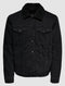 ONLY & SONS ONSLOUIS LIFE JACKET - Sherpa spijkerjas - Knoopsluiting - Zwart