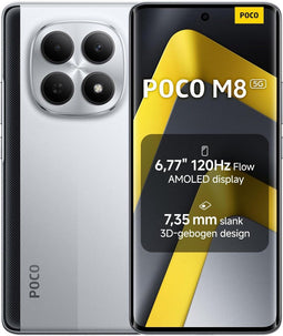 Xiaomi POCO M8 5G - Smartphone - 8GB RAM 256GB opslag - Zilver