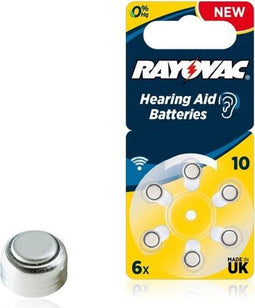 Varta P10 - Gehoorapparaat Batterijen - 100mAh - 3,6mm hoog