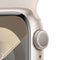 Apple Watch Series 9 - Smartwatch - GPS Aluminium 41mm - Sportbandje M/L Zilver (Beige)