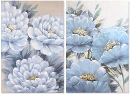 Schilderij Home ESPRIT Romantiek 80 x 3 x 120 cm (2 Stuks)