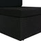 vidaXL - Driezitsbank - sectioneel - poly - rattan - zwart