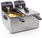 Tristar FR-6937 - Frituurpan - Dubbele friteuse 2x 3 liter 2x 1800W - RVS