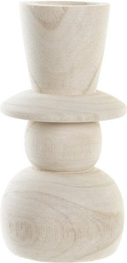 Vaas DKD Home Decor Natuurlijk Bruin 14 x 14 x 27 cm