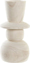 Vaas DKD Home Decor Natuurlijk Bruin 14 x 14 x 27 cm