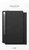 Samsung Galaxy Tab S9 - Smart Book Cover - Auto-wake functie en verstelbare standaard - Zwart