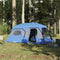 vidaXL - Gezinstent - 9-persoons - waterdicht - snelontgrendeling - blauw