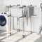 vidaXL - Wasrek - 107x107x120 - cm - aluminium