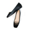 Will's Vegan Store - Ballerina's met Vierkante Neus - Vegan Leer - Zwart - Maat 39