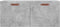 vidaXL - Wandkast - 80x36,5x35 - cm - bewerkt - hout - betongrijs