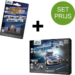 Darda racebaan SET Politie Track (3 meter) + extra stop en go motor