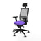 Bureaustoel met hoofdsteun Piqueras y Crespo 2D066G1 Lila