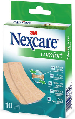 Nexcare - pleister Comfort 360° ft 10 x 6 cm, te verknippen, pak van 10 stuks
