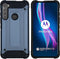 iMoshion Hoesje Geschikt voor Motorola One Fusion Plus Hoesje - iMoshion Rugged Xtreme Backcover - Donkerblauw