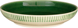 Mica Decorations Elice Diep Bord - Ø22 cm - Keramiek - Groen