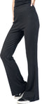 NOISY MAY NMPASA HW FLARED PANTS NOOS - Flared pantalon - High-waist - Elastische tailleband - M