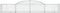 vidaXL - Schanskorven - 4 - st - gewelfd - 300x50x40/60 - cm - gegalvaniseerd - ijzer