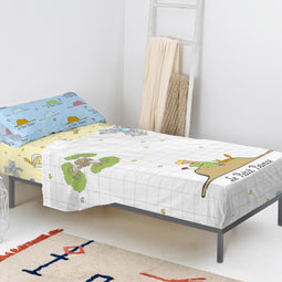 Happy Friday Sheet set 2 pieces Imagination 160x270 cm (Single) Multicolor