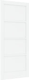 vidaXL - Interne - Deur - 'ORKDAL'Wit - 86x198,5x4 - cm - Massief - Vurenhout